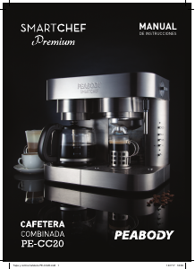 Manual de uso Peabody PE-CC20 Máquina de café