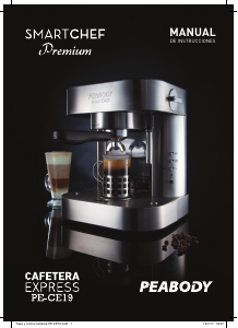 Manual de uso Peabody PE-CE19 Máquina de café