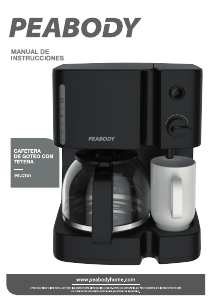 Manual de uso Peabody PE-CT01 Máquina de café