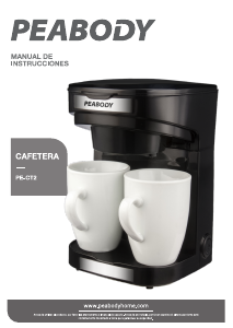 Manual de uso Peabody PE-CT2 Máquina de café