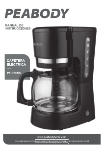 Manual de uso Peabody PE-CT4205 Máquina de café