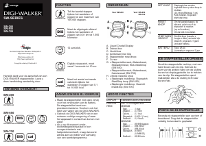 Handleiding Yamax SW-200 Stappenteller