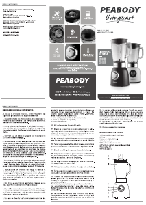 Manual de uso Peabody PE-LN1200N Batidora