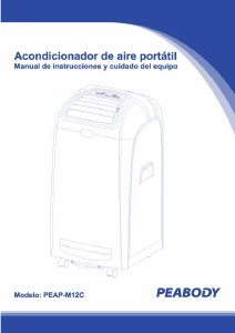 Manual de uso Peabody PEAP-M12C Aire acondicionado