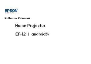 Kullanım kılavuzu Epson EF-12 Projektör