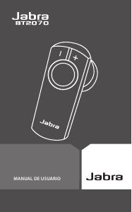 Manual de uso Jabra BT2070 Headset