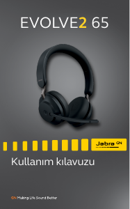 Kullanım kılavuzu Jabra Evolve2 65 Mikrofonlu kulaklık