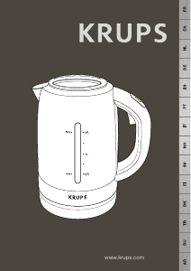 Manuale Krups FLF2 Bollitore