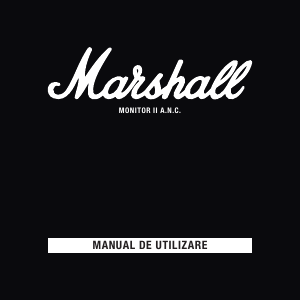 Manual Marshall Monitor II ANC Căşti
