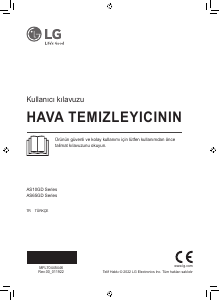 Kullanım kılavuzu LG AS65GDWH0 Hava filtresi