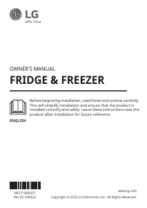 Manual LG GTL569PQAM Fridge-Freezer