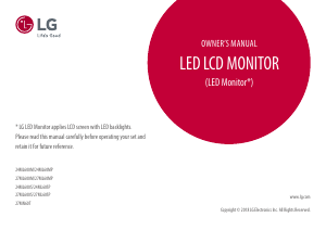 Manual LG 27ML600M-B LED Monitor