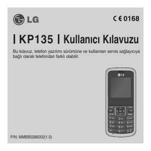 Handleiding LG KP135 Mobiele telefoon