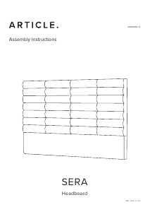 Manual Article Sera Headboard