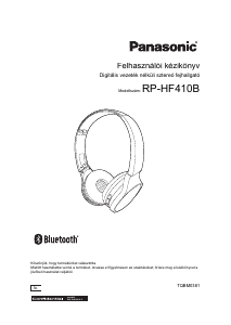 Használati útmutató Panasonic RP-HF410B Fejhallgató