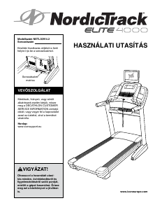 Használati útmutató NordicTrack Elite 4000 Futópad