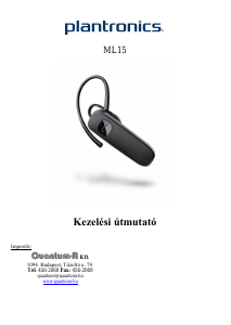 Használati útmutató Plantronics ML15 Mikrofonos fejhallgató