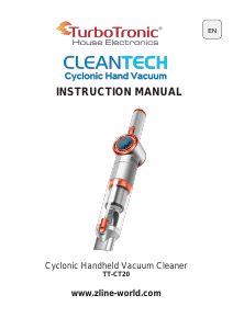Manual TurboTronic TT-CT20 Handheld Vacuum