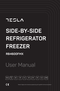 Priročnik Tesla RB4600FMX Hladilnik in zamrzovalnik