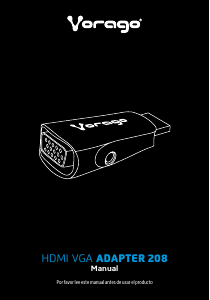 Manual de uso Vorago ADP-208 Adaptador HDMI
