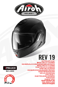 Manual Airoh REV 19 Capacete para moto
