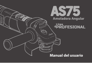 Manual de uso Argentec AS75 Amoladora angular
