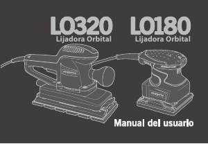 Manual de uso Argentec LO320 Lijadora orbital