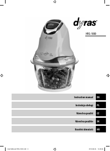 Manual Dyras HRG-1000 Chopper