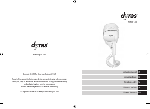 Instrukcja Dyras WMHD-1600 Suszarka do włosów