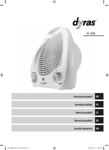 Návod Dyras HT-2000 Ohrievač