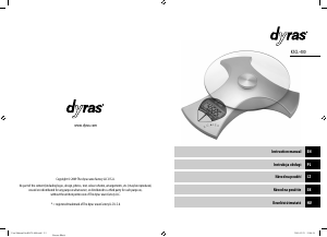 Handleiding Dyras KSCL-400 Keukenweegschaal