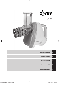Manual Dyras QNF-555 Spiralizer
