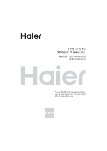 Handleiding Haier LE32K6500AG LED televisie