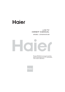 Manual Haier LE65K6500UB LED Television