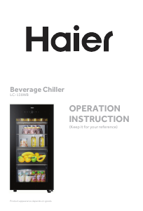 Manual Haier LC-138WB Refrigerator