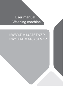 Manual Haier HW100-DM14876TNZP Washing Machine