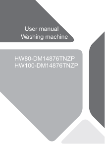 Manual Haier HW80-DM14876TNZP Washing Machine