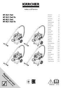 Посібник Kärcher NT 45/1 Tact Te Пилосос