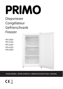 Manual Primo PR132DV Freezer