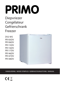 Manual Primo DV2-WS Freezer