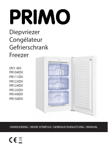 Manual Primo PR104DV Freezer