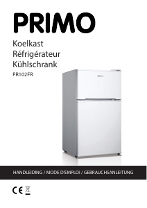 Mode d’emploi Primo PR102FR Réfrigérateur combiné