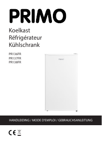 Handleiding Primo PR138FR Koelkast