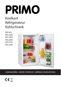 Handleiding Primo PR119FR Koelkast