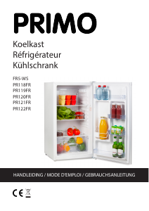 Mode d’emploi Primo FR5-WS Réfrigérateur