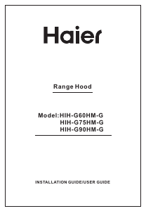 Handleiding Haier HIH-G90HM-G Afzuigkap