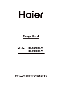 Handleiding Haier HIH-T90HM-V Afzuigkap