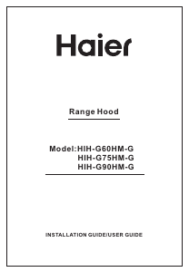 Manual Haier HIH-G75HM-G Cooker Hood