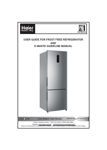 Manual Haier HRB-3404PSL-E Fridge-Freezer