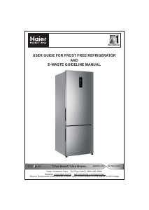 Manual Haier HRB-3654PSL-E Fridge-Freezer